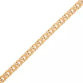 Браслет «Гарибальди» из красного золота 41-П-77050-11