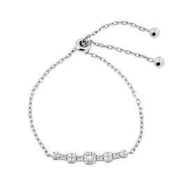 Браслет из белого золота с бриллиантами 33000