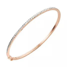 Браслет из красного золота с алмазной огранкой А 022125