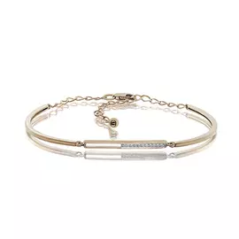 Браслет из красного золота с бриллиантами 4-0059-1000