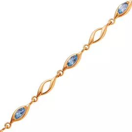 Браслет из красного золота с топазами swiss 41-0892-11-10