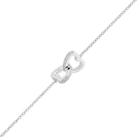 Браслет из серебра с фианитами И4-1682-23-01