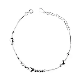 Браслет из серебра с родированием И4-028-23-00