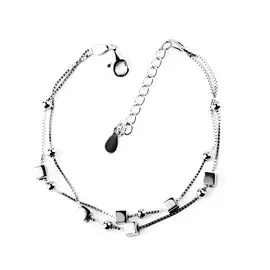 Браслет из серебра с родированием И4-025-23-00