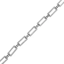 Браслет литьевой (Безраз) Фианит,