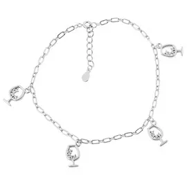 Браслет литьевой (Безраз) Фианит И6-1299-23-01