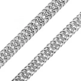 Браслет «Модена» из серебра с родированием 41-27060-23