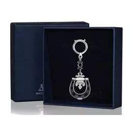 Брелок из серебра с чернением и родированием 904БР15006