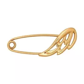 Брошь из красного золота 040170