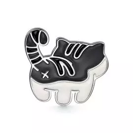 Брошь из серебра 04-2746/ЭМ95-00