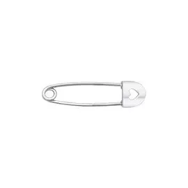 Брошь из серебра с родированием 94040095