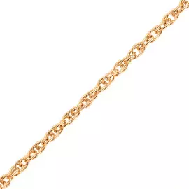 Цепь «Кордовое» плетение из красного золота Ц-98035-11 45.0