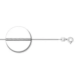 Цепь «Тонда» из серебра с родированием 94074431 40.0