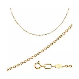 Цепь «Якорное плетение» из красного золота 582030508