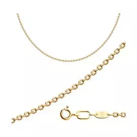 Цепь «Якорное плетение» из красного золота 582030608