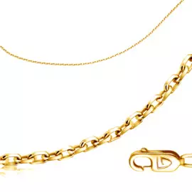 Цепь «Якорное плетение» из желтого золота 51045141445