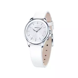 Часы Sokolov из серебра с родированием 136.30.00.000.05.02.2