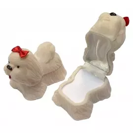 Футляр "Детская" (№12 кольцо/серьги) болонка-девочка 136111