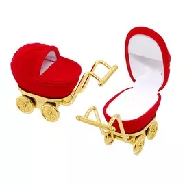 Футляр "Детская" коляска (кольцо/серьги)