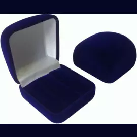 Футляр флок. прямоуг."Классика"(серьги) 120302