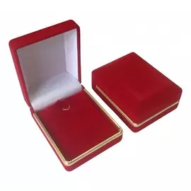 Футляр флокированный с золотистым кантом, прямоугольный , серия "Классика" 120523-G