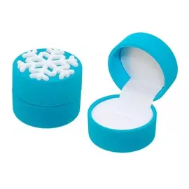 Футляр "Новогодняя" снежинка (кольцо/серьги)