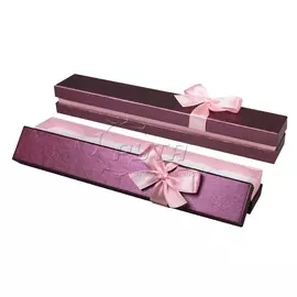 Футляр "Веселый сад" картонный с лентой на крышке (тонкий браслет-маленькая ложечка) 91605