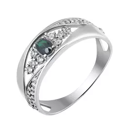Кольцо Брил., Изумруд