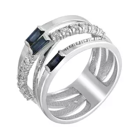 Кольцо Брил., Сапфир 01-3015/2