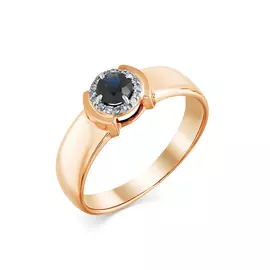 Кольцо Брил.,Сапфир