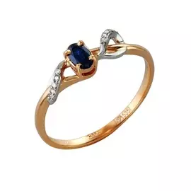 Кольцо Брил., сапфир