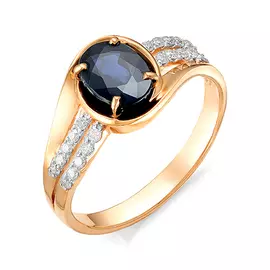 Кольцо Брил., сапфир