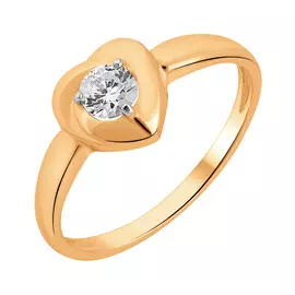 Кольцо декоративное из красного золота 11-1995-11-01