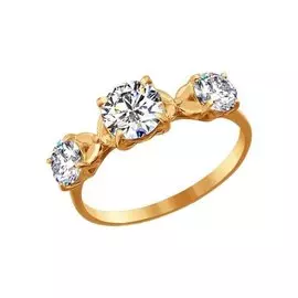 Кольцо Фианит