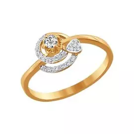 Кольцо Фианит