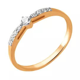 Кольцо Фианит