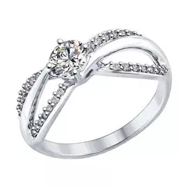 Кольцо Фианит