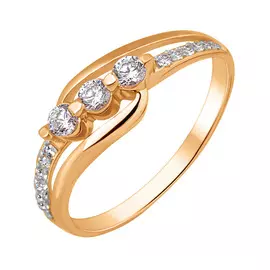 Кольцо Фианит