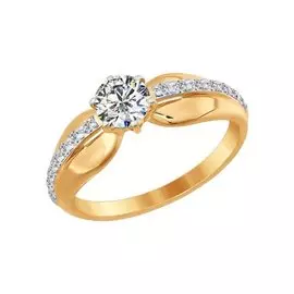 Кольцо Фианит