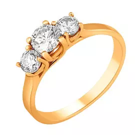 Кольцо Фианит