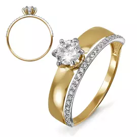 Кольцо Фианит