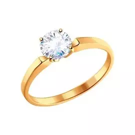 Кольцо Фианит