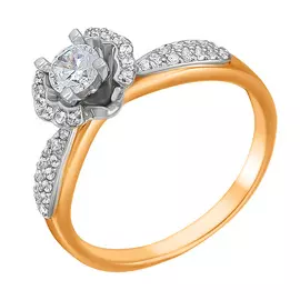 Кольцо Фианит