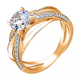 Кольцо Фианит