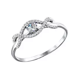 Кольцо Фианит