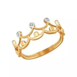 Кольцо Фианит