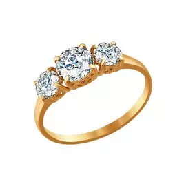 Кольцо Фианит