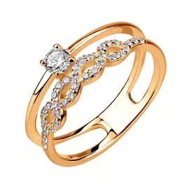 Кольцо Фианит