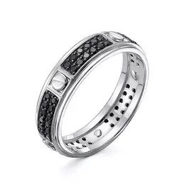 Кольцо из белого золота с бриллиантами 01-3728/7