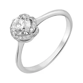 Кольцо из белого золота с бриллиантами 11-9052-12-02